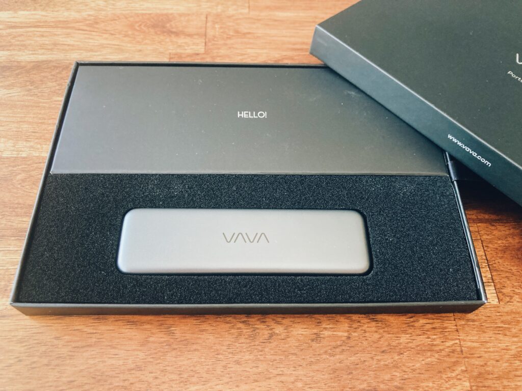 VAVA SSDの化粧箱